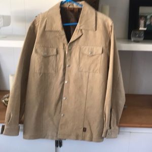 Camel suede jacket